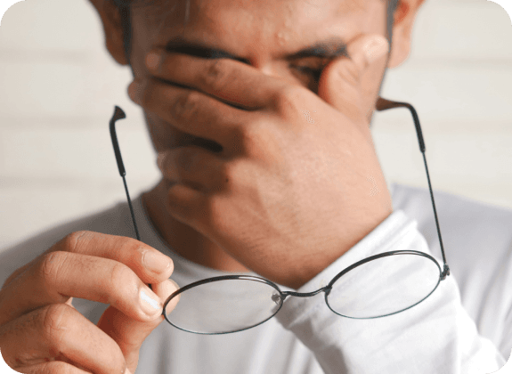 refractive errors causing blurred vision