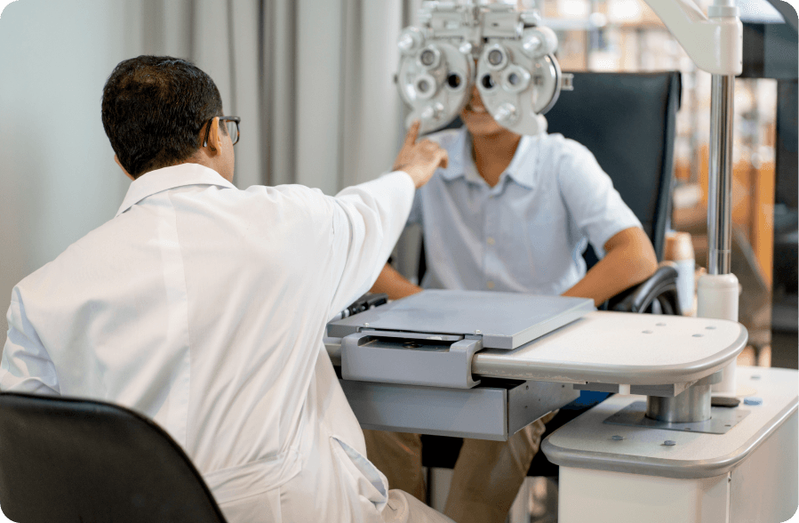 dry eye treatment with lubricating drops