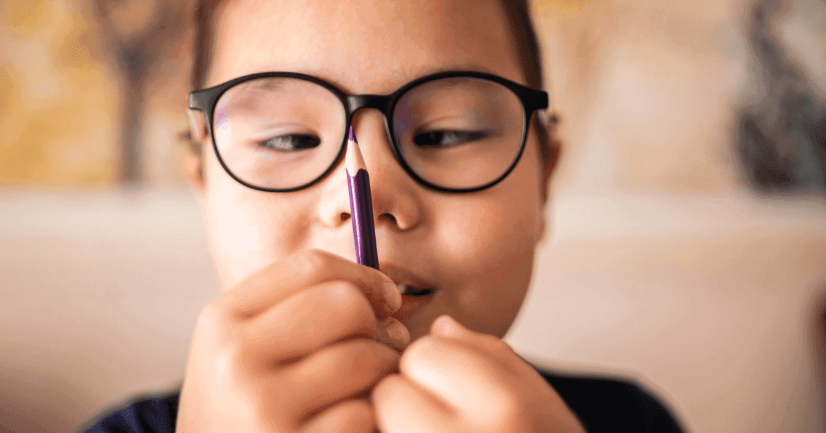 Child with possible eye coordination problem